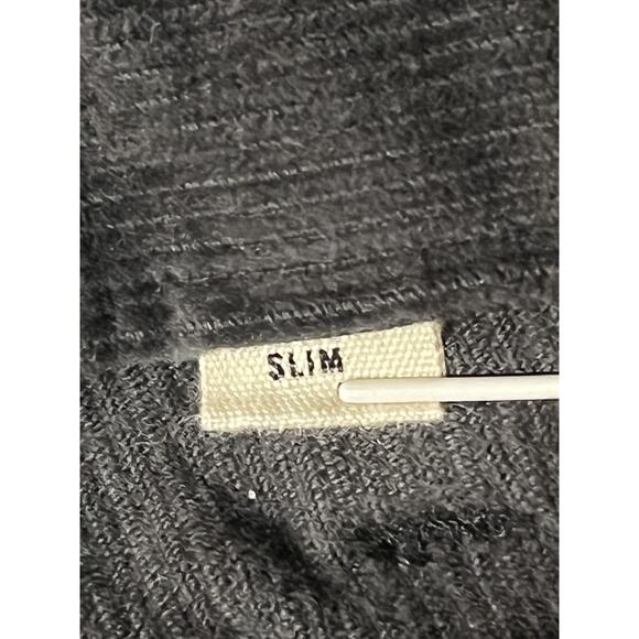 Taylor Stitch Pants Mens 32 Gray Corduroy Slim 5 Pocket Organic Cotton Jeans - Picture 6 of 11